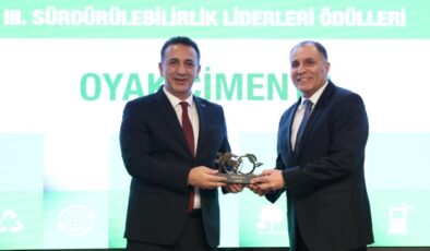 OYAK Çimento’ya Sürdürülebilirlik Ödülü