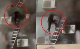 AVM yangınında can pazarı: Metrelerce yüksekten yere çakıldılar