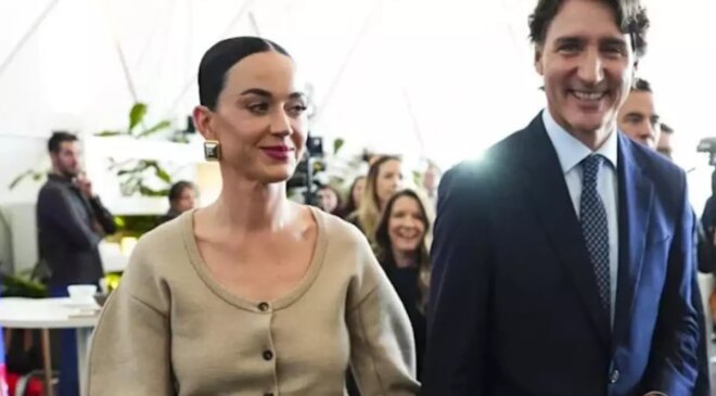 Katy Perry ve Justin Trudeau Davos’ta el ele