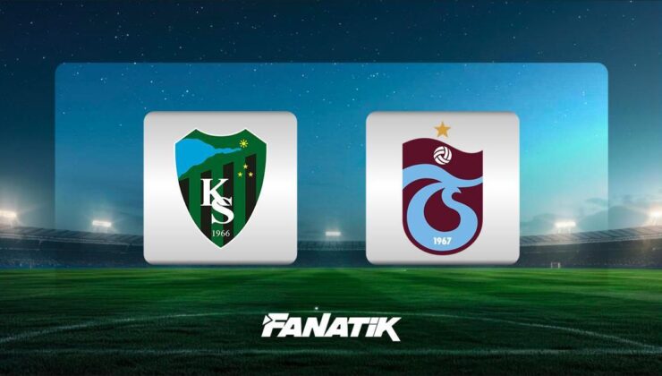 CANLI | Kocaelispor – Trabzonspor maçı ne zaman, saat kaçta ve hangi kanalda? (Muhtemel 11’ler)