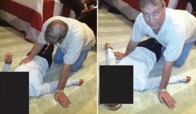 Yeni Epstein belgelerinde şok Prens Andrew detayı! Yerdeki kadının üzerine eğilmiş