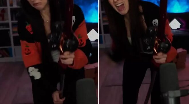 Canlı yayında dehşet! Tutmaya çalıştığı kılıç tendonlarını kesti