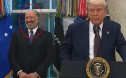 Olay görüntü! Trump’ı sus pus eden soru, bakanı gülme krizine soktu