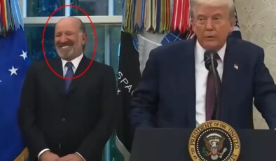Olay görüntü! Trump’ı sus pus eden soru, bakanı gülme krizine soktu
