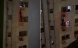 Örümcek adam değil! Haline acıyıp yardım için bakın nasıl seslendi