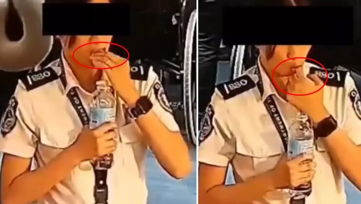 Ülkeyi ayağa kaldıran görüntü! Güvenlik de bunu yaparsa vay halimize