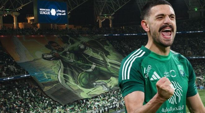 Al Ahli’den Merih koreografisi… Milli yıldız Suudi Pro Lig’de şampiyonluğa koşuyor