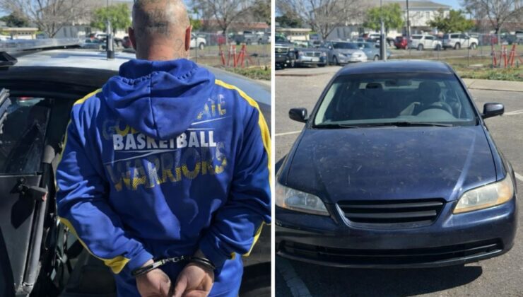 Araç hırsızlığı davasına çalıntı araçla geldi, kapıda yakalandı