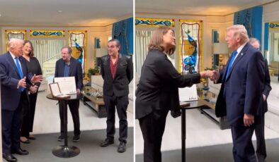 Dünya Orta Doğu’daki savaşa kilitlenmişken Trump sürpriz bir yerde ortaya çıktı