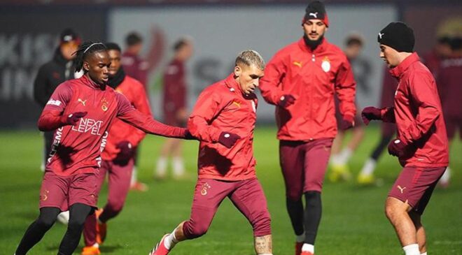 Galatasaray’da Trabzonspor mesaisi başladı