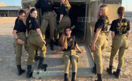 İsrailli kadın askerlerden olay paylaşım