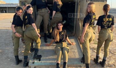 İsrailli kadın askerlerden olay paylaşım