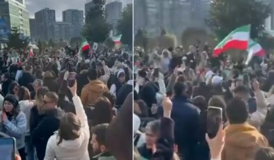 İstanbul’da yaşayan İranlılar sokağa çıktı, herkes İçişleri Bakanlığını etiketliyor