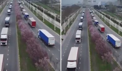 Tacikistan’dan İran’a giden konvoy tartışma yarattı: İnsani yardım mı, İHA sevkiyatı mı?