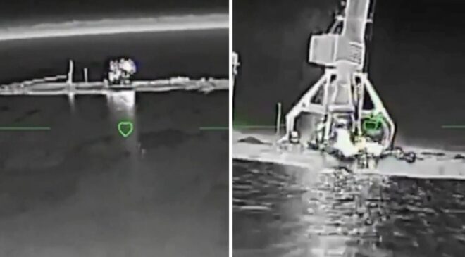 Ukrayna Rus gemisini böyle imha etmiş