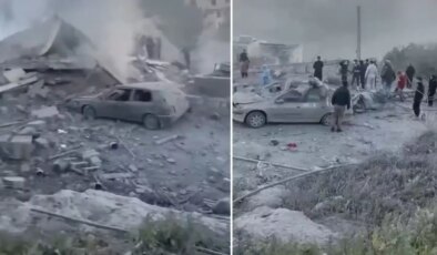 Ülke şokta! Füzelerin isabet ettiği kasaba kan gölüne döndü