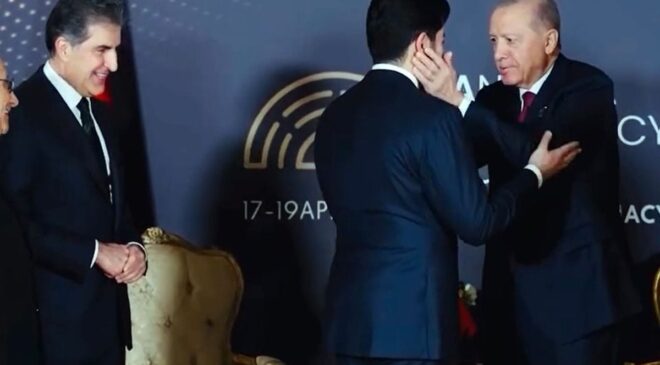 Erdoğan, Barzani’nin oğlunu çok sevdi