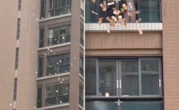 Gökten servet yağdı: Pencereden aşağı milyonları savurdu