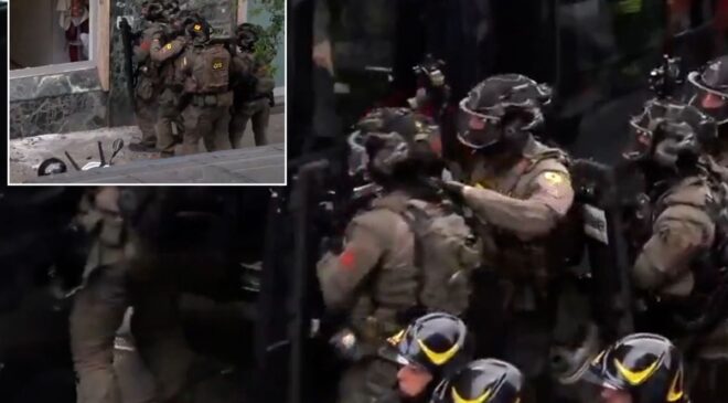 Güpegündüz film gibi soygun! 25 rehineyi bırakırken bakın nasıl kaçtılar