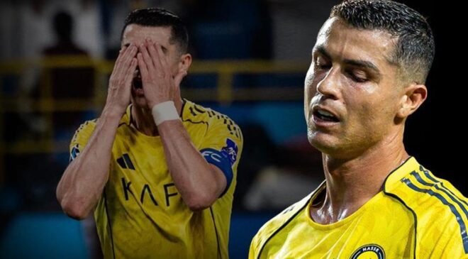 Cristiano Ronaldo yıkıldı, gözyaşlarına hakim olamadı! Kupa seremonine gelmedi…