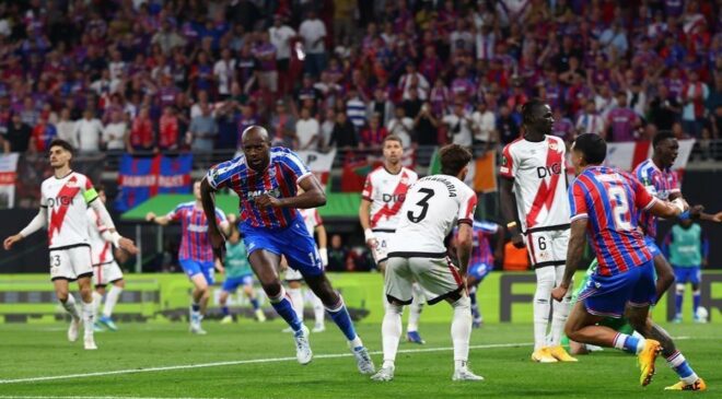 Crystal Palace, UEFA Konferans Ligi şampiyonu! İngilizler tek golle kupaya uzandı… (Maç özeti | Cyrstal Palace 1-0 Rayo Vallecano)