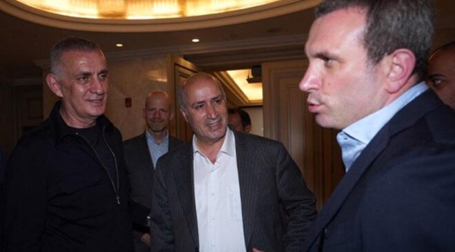 FIFA Genel Sekreteri Grafström, TFF Başkanı Hacıosmanoğlu ile bir araya geldi