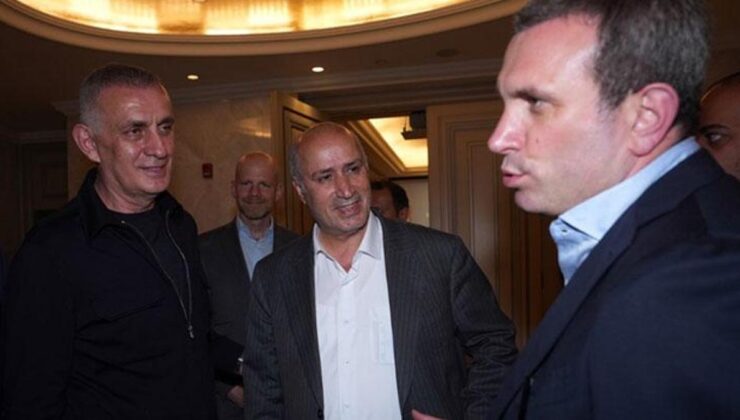 FIFA Genel Sekreteri Grafström, TFF Başkanı Hacıosmanoğlu ile bir araya geldi
