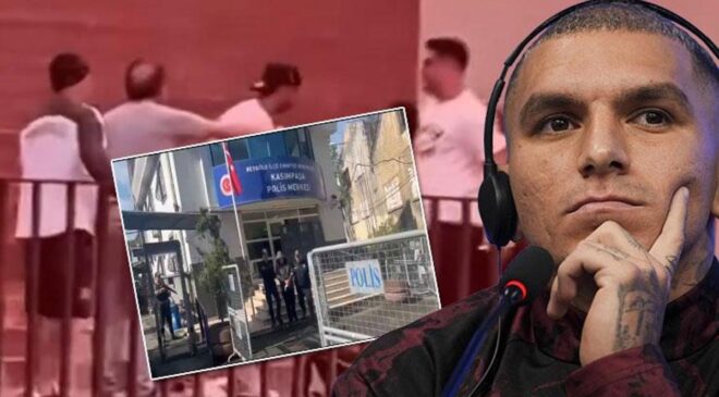 Galatasaray’ın yıldızı Torreira’ya yumruklu saldırı! Olay anından görüntüler geldi