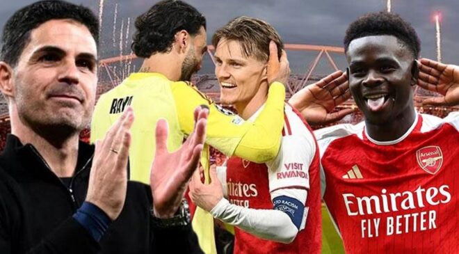 ŞAMPİYON ARSENAL! 22 yıllık Premier Lig hasreti sona erdi