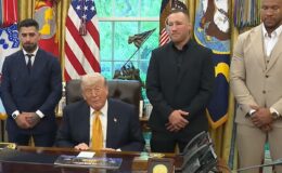 Trump, Beyaz Saray’da bu kez kafes dövüşçülerini ağırladı