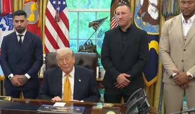 Trump, Beyaz Saray’da bu kez kafes dövüşçülerini ağırladı