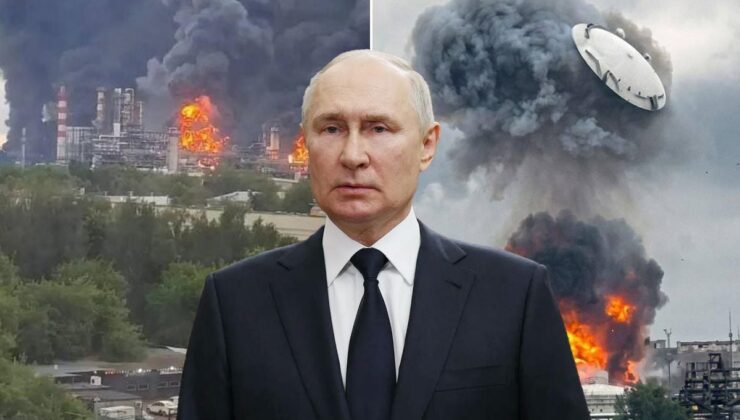 Moskova yanarken Putin bakın nerede görüntülendi