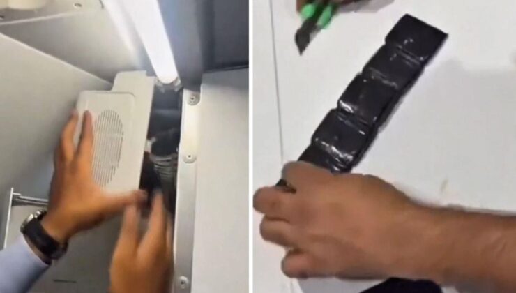 Uçak tuvaletinden 380 bin dolarlık altın çıktı
