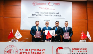 Araç muayenesinde yeni dönem! TURKA’nın imtiyaz sözleşmesi imzalandı