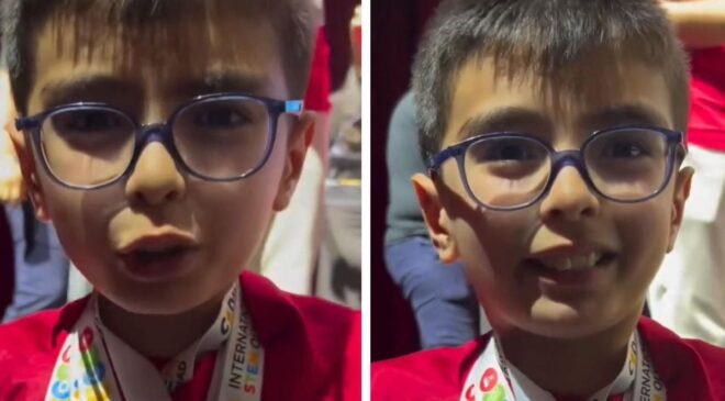 Dünya birincisi olan Ali Koç’un annesiyle diyaloğu gülümsetti