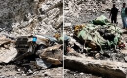 Hindistan’da dev kayalar taksiyi ezdi, 13 kişi hayatını kaybetti