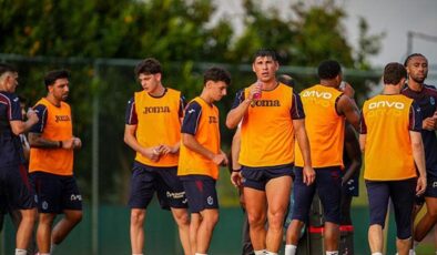 Trabzonspor günü çift idmanla tamamladı