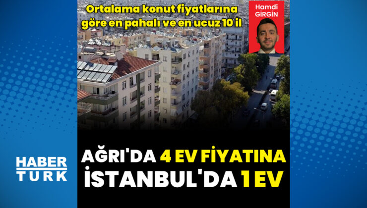Türkiye’de en ucuz ve en pahalı evler hangi illerde?