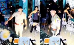 Ülkeyi ayağa kaldıran kafe baskını! Elindeki sopayla mekanı dağıttı