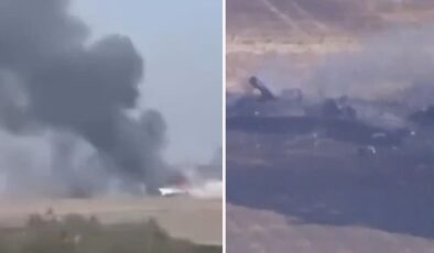 ABD’ye ait F-35 savaş uçağı, askeri üste düştü