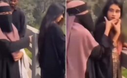Burka giymeyen genç kadına sokak ortasında müdahale