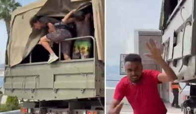 Sebte’de yakalanan Faslı göçmenler hareket halindeki askeri araçtan atlayıp kaçtı