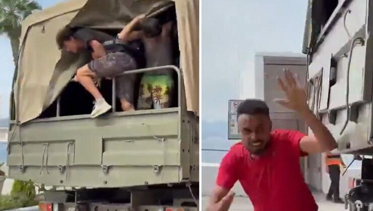 Sebte’de yakalanan Faslı göçmenler hareket halindeki askeri araçtan atlayıp kaçtı