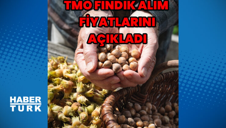 TMO 2026- 2027 fındık alım fiyatlarını açıkladı