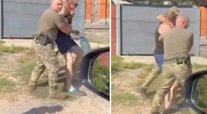 Ukraynalı erkekler zorla askere alınıyor