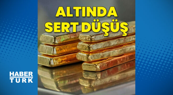 Altın fiyatlarında sert düşüş