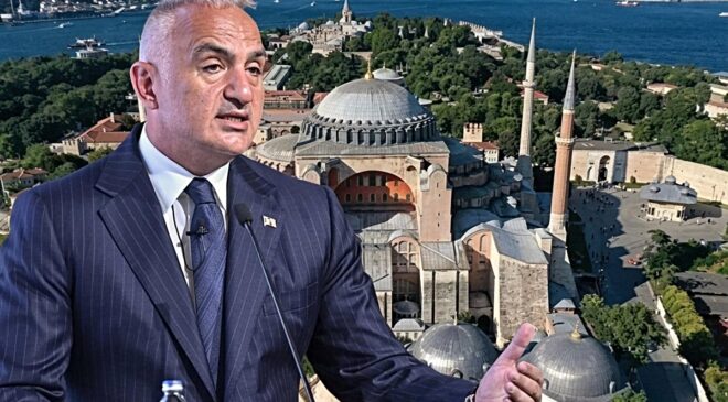 Ayasofya’nın altında 9 kilometrelik gizli dünya! Bakan Ersoy açıkladı