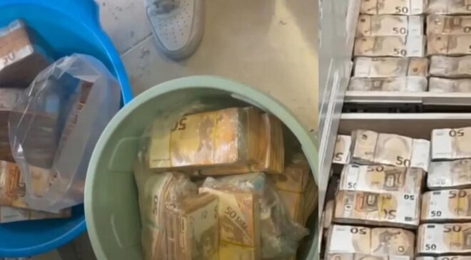Ev değil banka! Duvarlardan, fayansların altından milyonlarca Euro çıktı