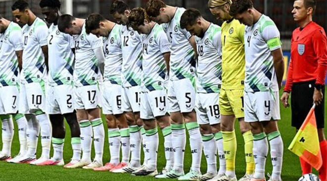 İrlandalı futbolculardan İsrail maçında tarihi protesto