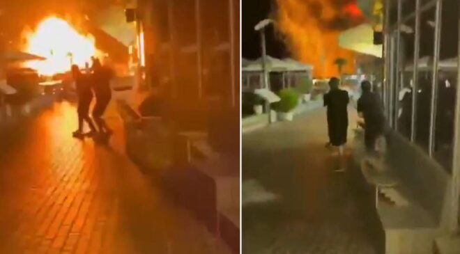 Rusya’nın tatil cennetinde alevler yükseldi! İnsansız deniz araçlarıyla vurdular